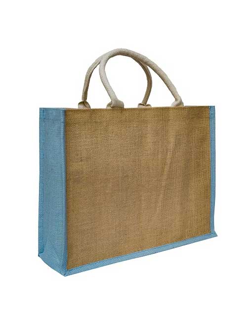 JB07 Jute Bag Powder Blue